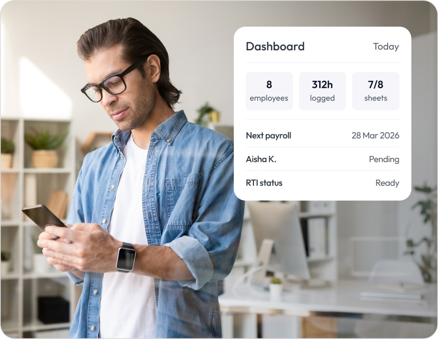Workmax Mobile Payroll Dashboard