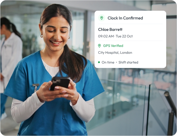 Workmax GPS-verified clock in and out tracking