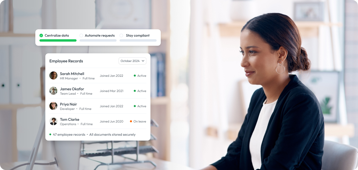 Workmax HR software - Centralized employee data management