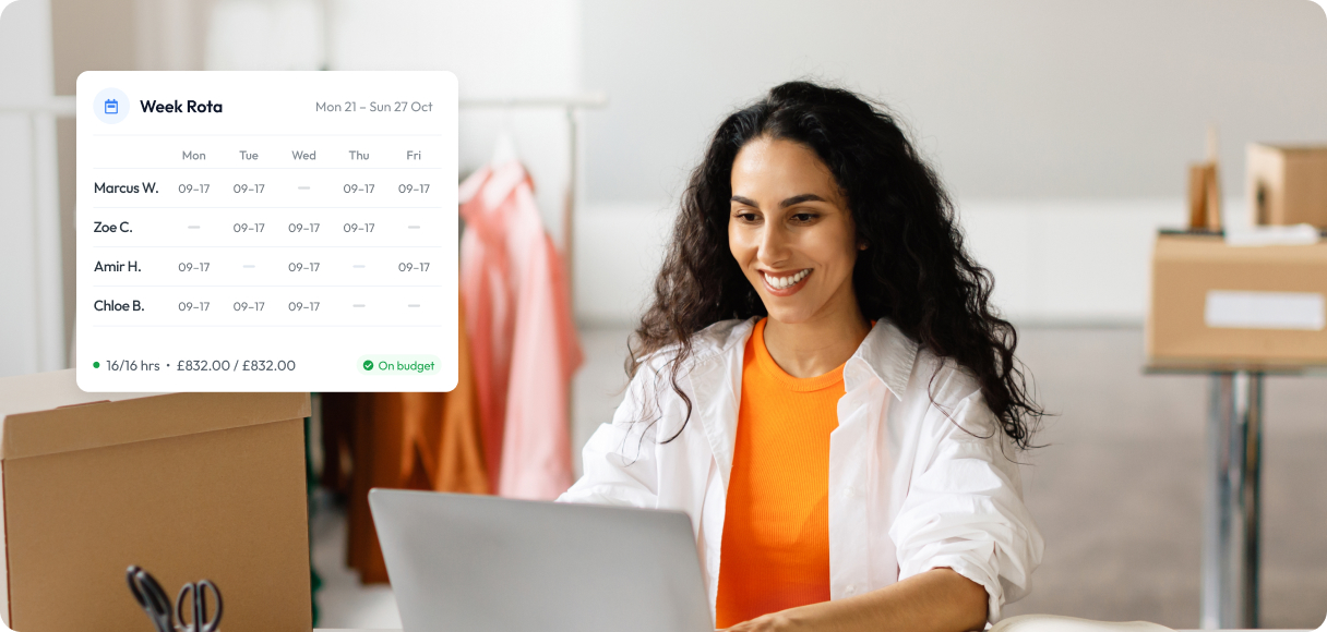 Workmax Scheduling software - Drag-and-drop rota builder interface